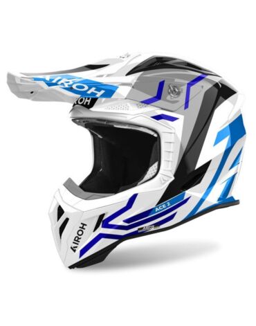 Шлем AIROH AVIATOR ACE 2 GROUND BLUE (Глянцевый)