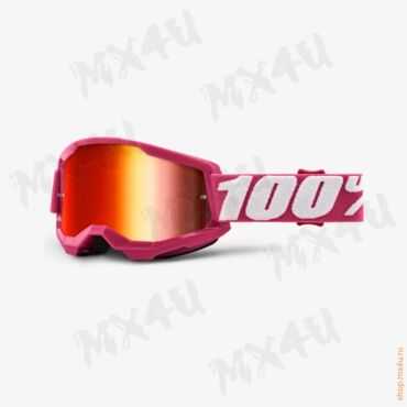 Очки Strata 2 Goggle Fletcher Mirror Red Lens красная зеркальная линза - миниатюра 1