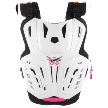 Женская защита панцирь Leatt Chest Protector 4.5 White Pink  (бело розовый) - миниатюра 2