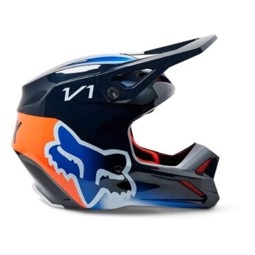 FOX Мотошлем V1 Toxsyk Helmet Midnight - миниатюра 2