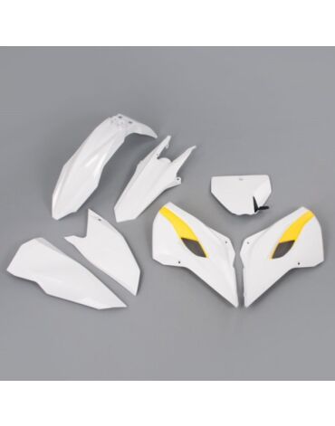 Комплект пластика HUSQVARNA Кросс TC FC (2014 2015), цвет Белый желтый