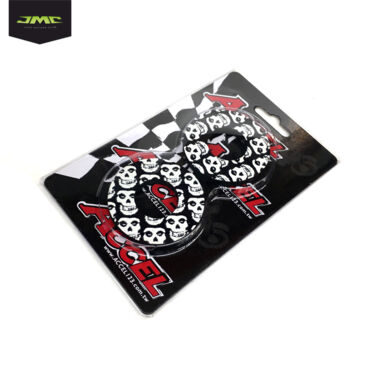Донаты на грипсы, 5 мм неопрен, Accel (Taiwan) MISFITS черный - миниатюра 1