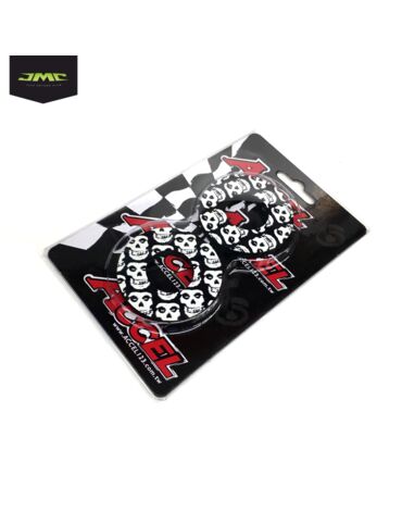 Донаты на грипсы, 5 мм неопрен, Accel (Taiwan) MISFITS черный