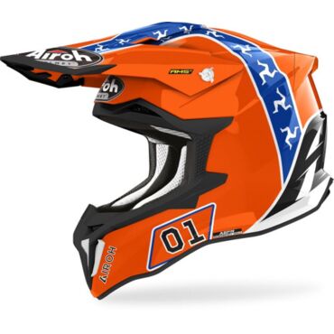 Airoh Мотошлем STRYCKER HAZZARD GLOSS - миниатюра 1