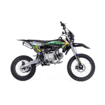 Питбайк BSE SSSR Core SA125 17 14 Полуавтомат Blue Green Monster - миниатюра 1