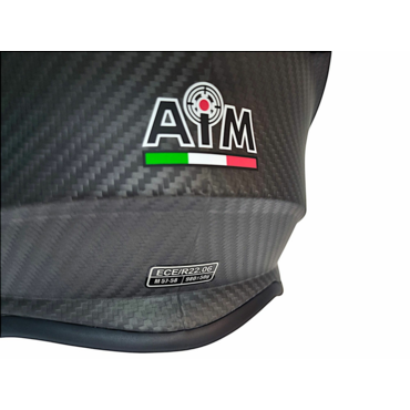 Шлем кроссовый Aim RH855 Carbon 3K матовый - миниатюра 2