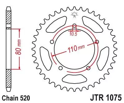 Звезда ведомая JTR1075