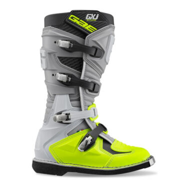 Gaerne Мотоботы детские женские GXJ Grey Yellow Fluo - миниатюра 2