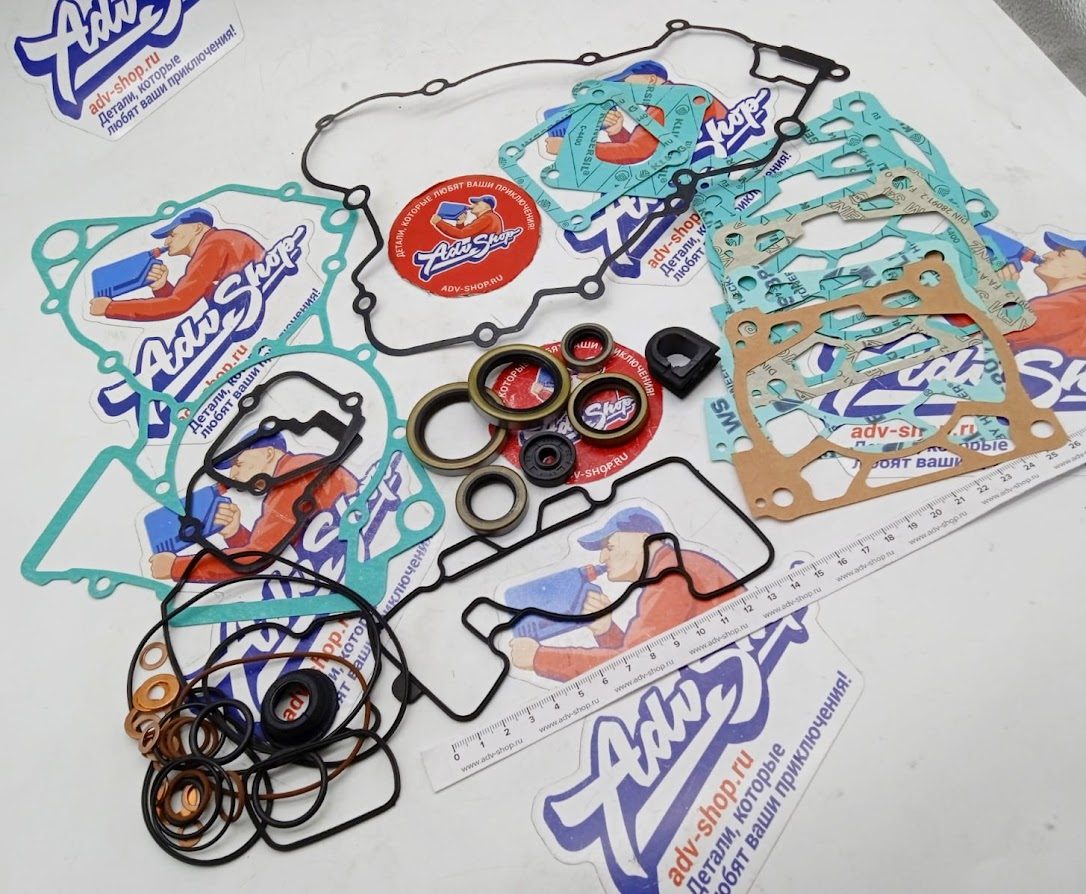 KTM GASKET SET ENGINE 125 150 комплект прокладок полный 125 150 SX 16-> / 150 EXC 21-> ( 50430099002 / 50430099000 ) - фото 2