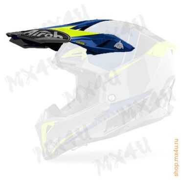 Козырек для шлема Aviator 3 - PUSH BLUE - миниатюра 1