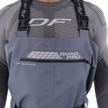 Dragonfly  Вейдерсы мембранные Quad Pro 2023 Gray - Black - миниатюра 3