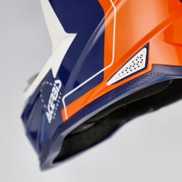 Acerbis Шлем T711 Blue Orange - миниатюра 2