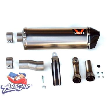 Wings Titanium Mufflers прямоточный титановый выхлоп (silver)  690 R / SMC ( 09 - 13 ) - миниатюра 1