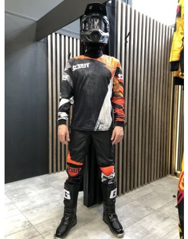 Scout Штаны кроссовые Abstraction Black Orange