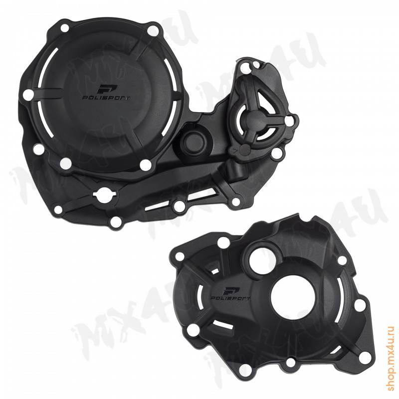 Защита крышки зажигания+сцепления YZ450F 23 24 Черный - фото 3