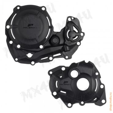 Защита крышки зажигания+сцепления YZ450F 23 24 Черный - миниатюра 3