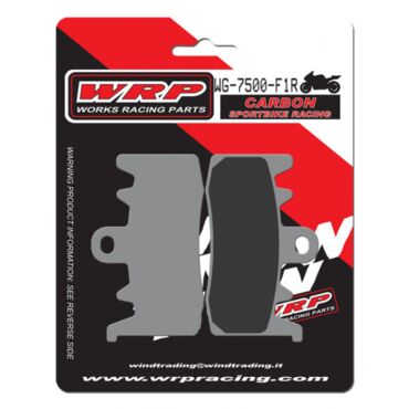 Тормозные колодки WRP WG 7500 F1R (LMP500 CRR / SBS 900DC / FA630) - миниатюра 1