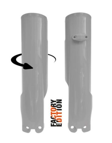 Защита вилки 360 серая KTM SX SX F 23-; EXC EXC F 24- / Husqvarna TC FC 23- ; TE FE 24- / GasGas MC MC F 23- ; EC EC F 24-