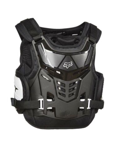 Подростковый панцирь Fox Raptor Proframe, Черный Белый