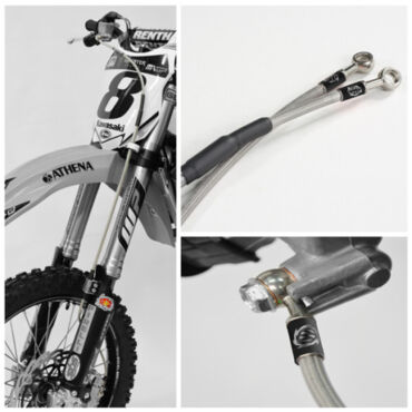 Тормозной шланг передний KTM 85SX 18 20 / Husqvarna TC85 18 20 - миниатюра 1
