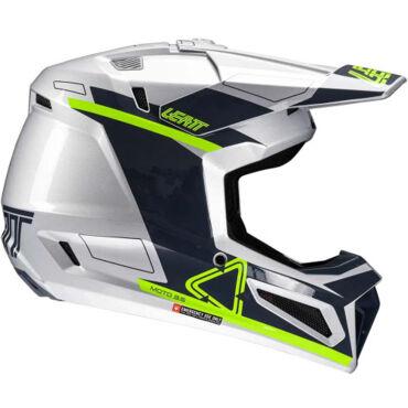 Шлем кроссовый Leatt Moto 3.5 V25 steel с очками - миниатюра 1