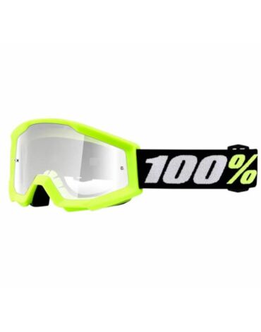 100% Очки детские Strata Mini Goggle Yellow Clear Lens