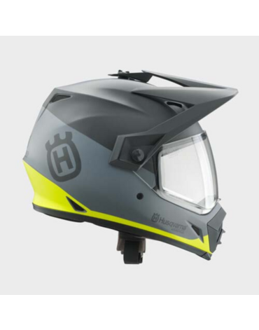 Шлем дорожный HUSQVARNA MX 9 ADVENTURE MIPS® HELMET, grey yellow (L, Взрослая  Дорожная)