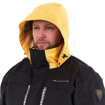 Dragonfly  Мембранная куртка Quad Pro Black - Yellow 2023 - миниатюра 7
