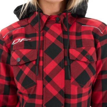 Dragonfly Моторубашка Streetfighter Woman Red с защитой 2025 - миниатюра 2