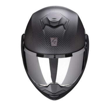 Scorpion Exo Мотошлем Exo Tech Evo Carbon Solid Черный Матовый - миниатюра 1