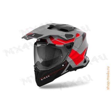 Дорожный шлем Commander 2 Reveal Red Fluo Matt - миниатюра 1
