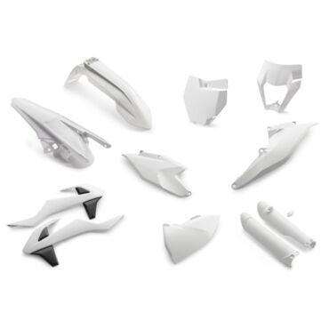 Комплект пластика белый KTM EXC EXC F 17 19 - миниатюра 1