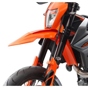 Крыло переднее оранжевое KTM 450 690 SMC R /19 21 - миниатюра 2