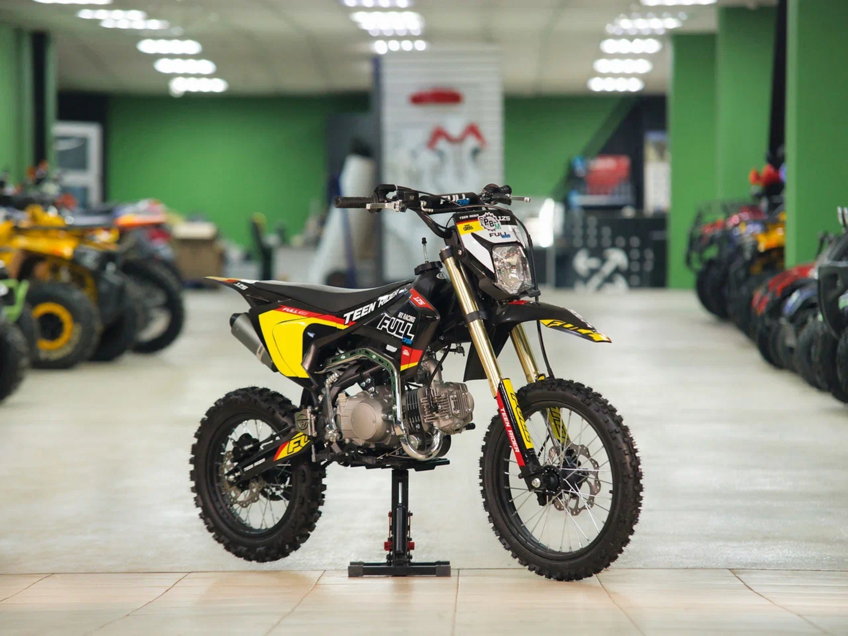 Питбайк FullCrew Teen Rider 125cc 17\14 (фара, электростартер) - фото 2