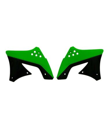 Боковины радиатора Kawasaki KX250F (2009 2012), Зеленый черный