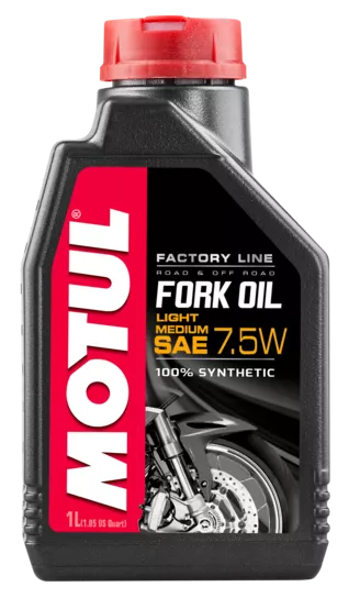 Масло вилочное Fork Oil 7.5W Factory Line Light Medium 1л - фото 1