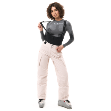 Dragonfly Штаны горнолыжные утепленные Gravity 2025 Woman Light Grey - миниатюра 6