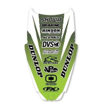 Наклейка на заднее крыло FX под мотоциклы Kawasaki KX80 85 100 1998 13 - миниатюра 1