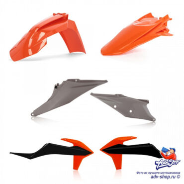 Acerbis комплект пластика (оранжевый серый черный) KTM EXC EXC F XC W 20 23 // 0024053.553.021 - миниатюра 1