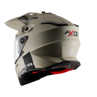 Шлем дорожный AXOR X CROSS DUAL VISOR SC E, beige (L, Взрослая  Кросс эндуро) - миниатюра 2