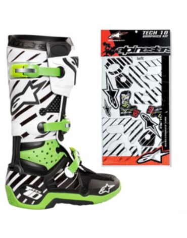 Набор наклеек на мотоботы Alpinestars