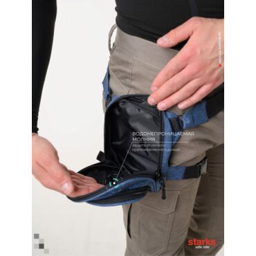 Сумка на бедро STARKS WP2, jeans (One Size) - миниатюра 1
