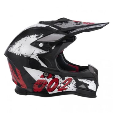 Beon Шлем B 602 Black White Red - миниатюра 2