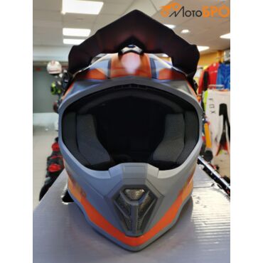 Шлем детский Acerbis IMPACT STEEL JUNIOR Black Orange - миниатюра 1