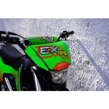 Питбайк BSE EX125 17 14 Green Orange Ant (020) - миниатюра 1