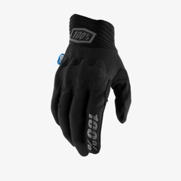 Мотоперчатки 100% Cognito Smart Shock, Black - миниатюра 2