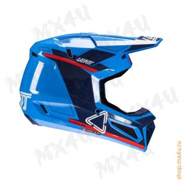 Кроссовый шлем 3.5 V25 Royal - Синий - миниатюра 1
