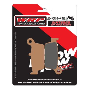 Тормозные колодки WRP WG 7204 F4R (LMP204 ORR / FDB539 / FA131) - миниатюра 1