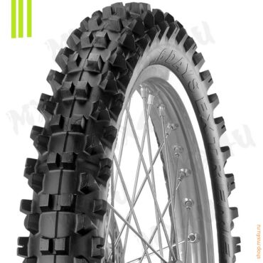 6 Days Extreme Super Soft передняя покрышка 90 100 21 три желтые полосы 3x lime tread stripes - миниатюра 1