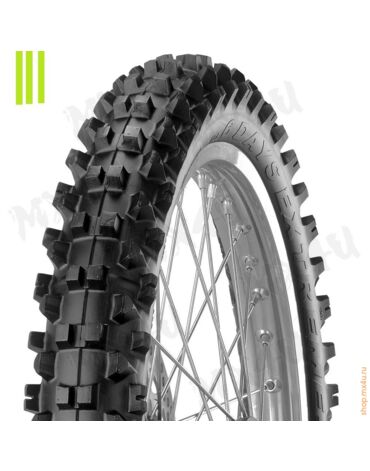 6 Days Extreme Super Soft передняя покрышка 90 100 21 три желтые полосы 3x lime tread stripes